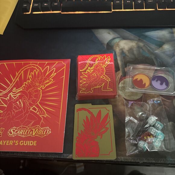 2023 Pokemon Violet /Scarlet and Violet Base Set Pokemon Center ETB Accessories - Picture 1 of 2